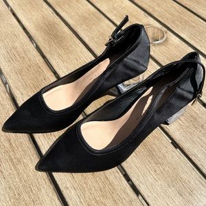 Zara Acrylic Block Heels